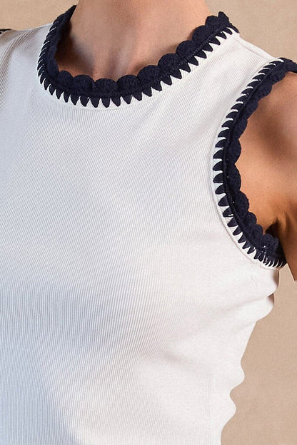 Ribbed Knit Tank Top