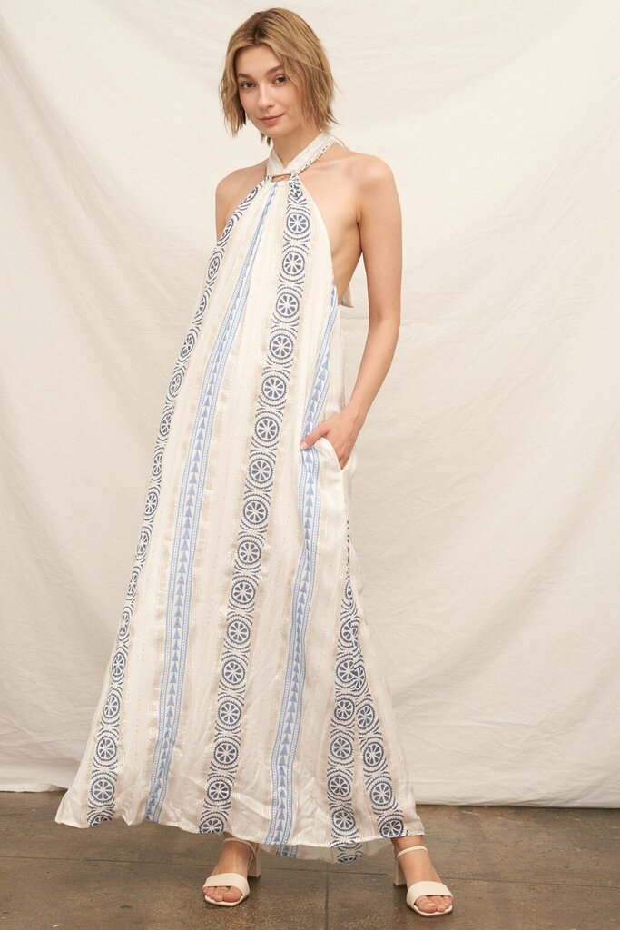 Halter Neck Maxi Dress