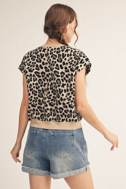 Drop Knot Sweater Top