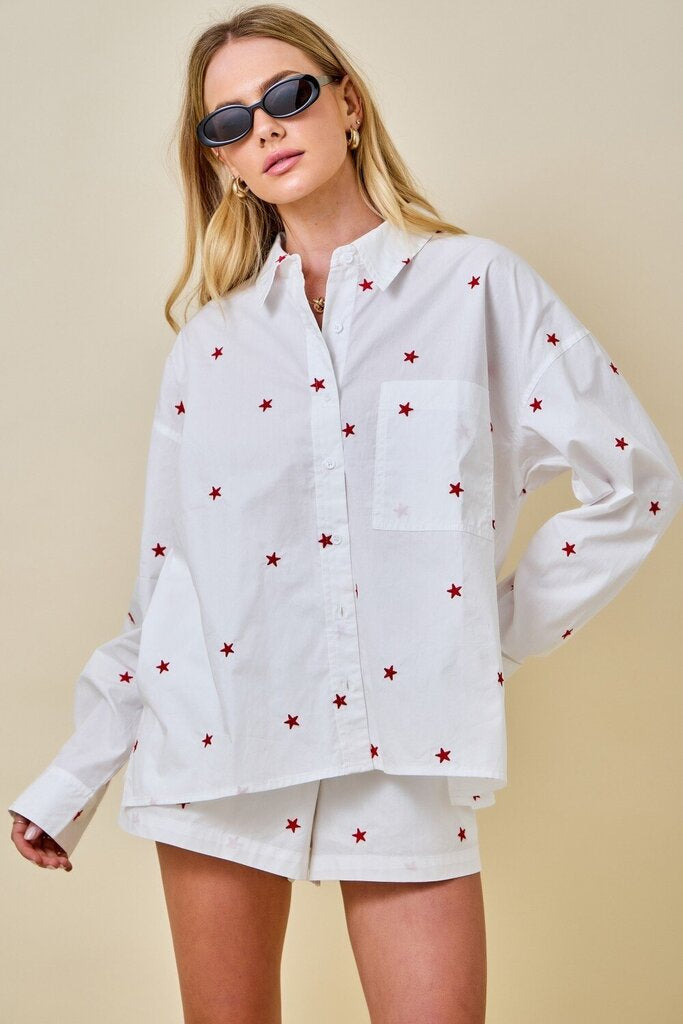 7/4 Stars Oversize Buttondown