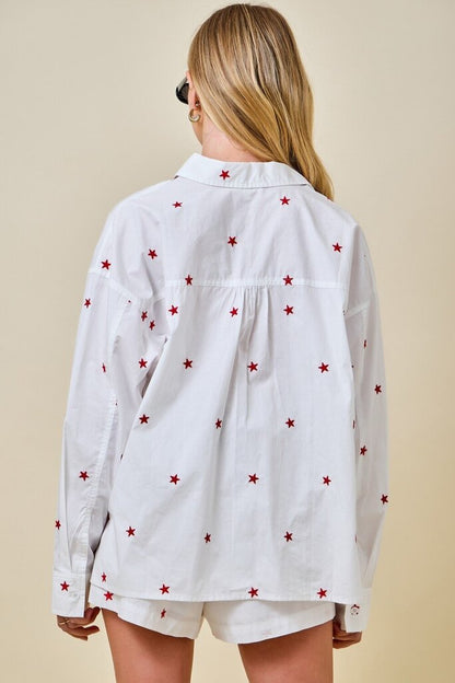 7/4 Stars Oversize Buttondown