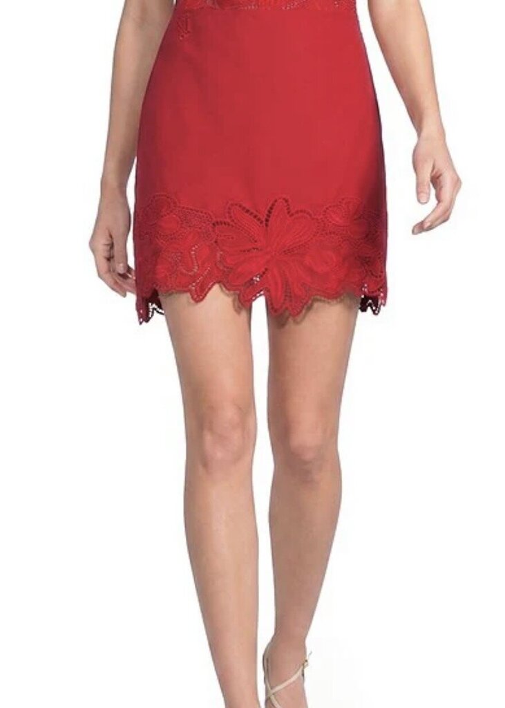 Kayla Eyelet Mini Skirt