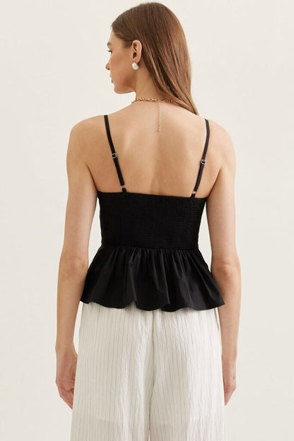 Pleated Cami Top