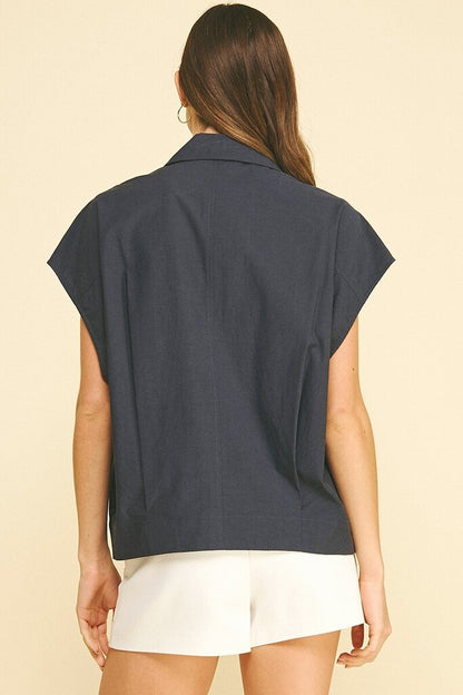 Cap Sleeve Blouse