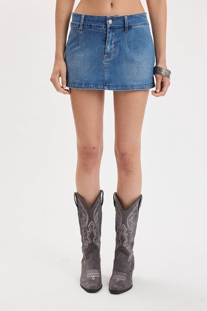 Demin Mini Skort