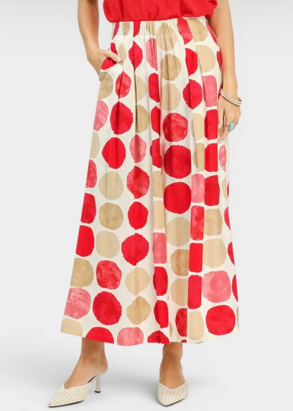 WideLeg Dot Print Pant