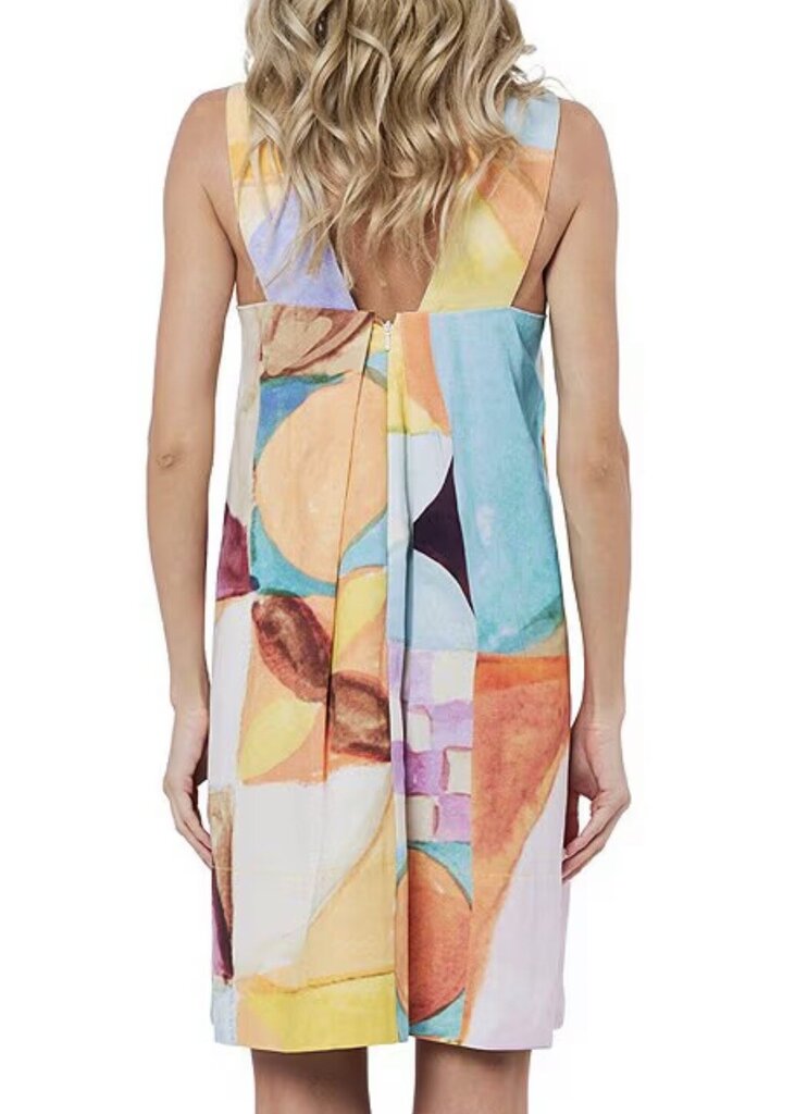 V Strapped Mini Dress