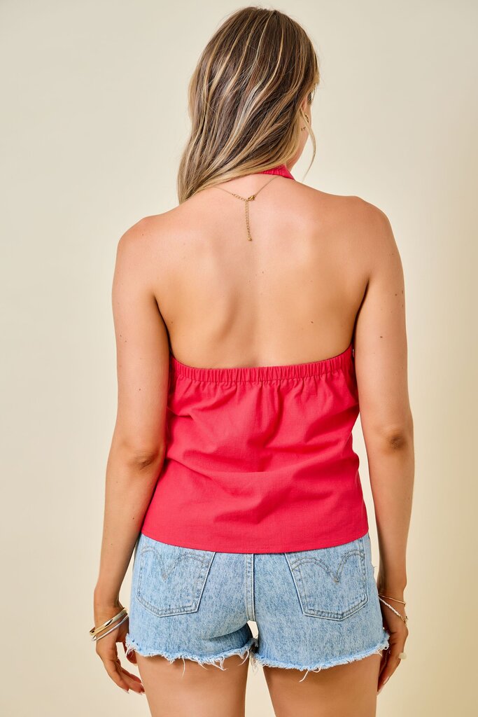 Halter Double Twist Top