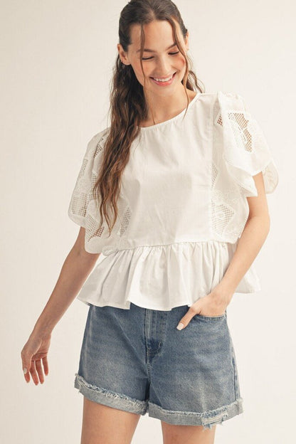 Dolman Lace Top