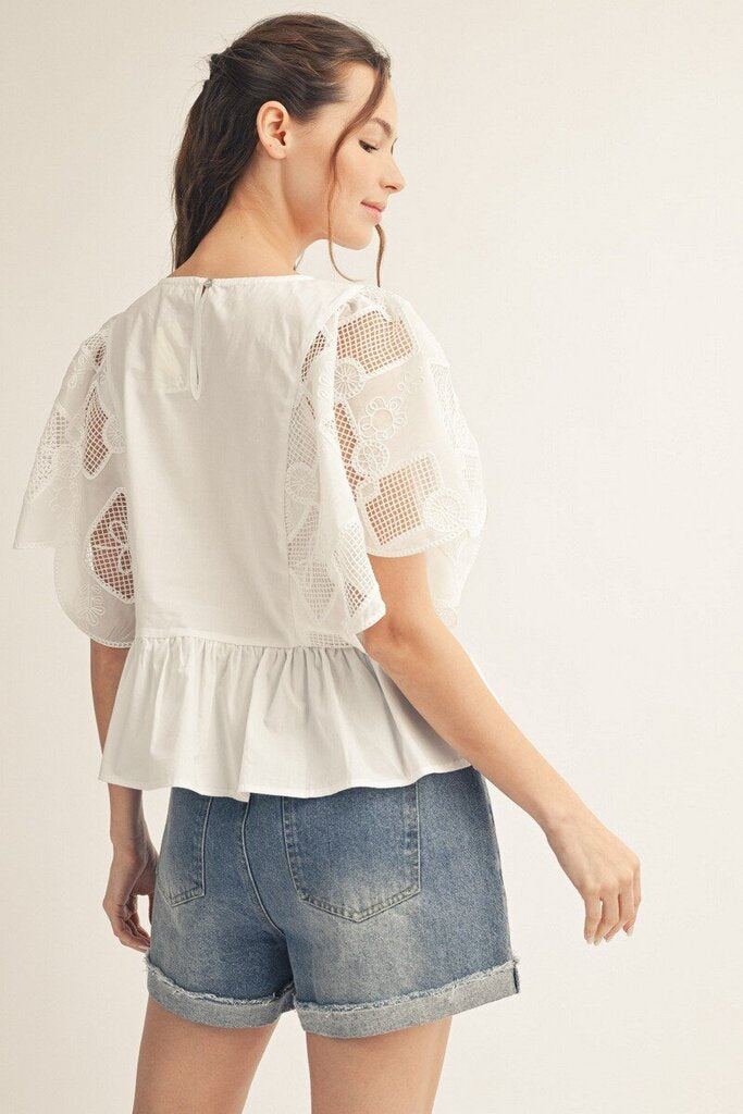 Dolman Lace Top