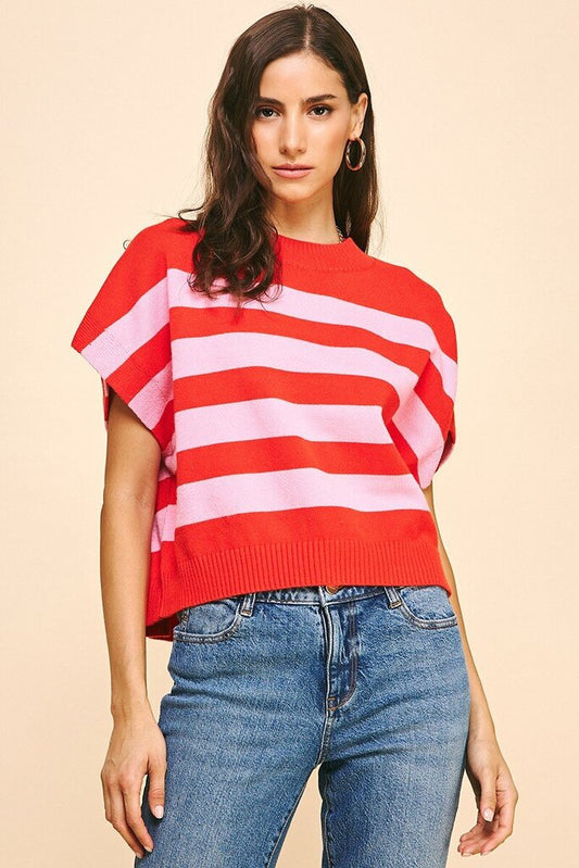 Striped Sweater Vest
