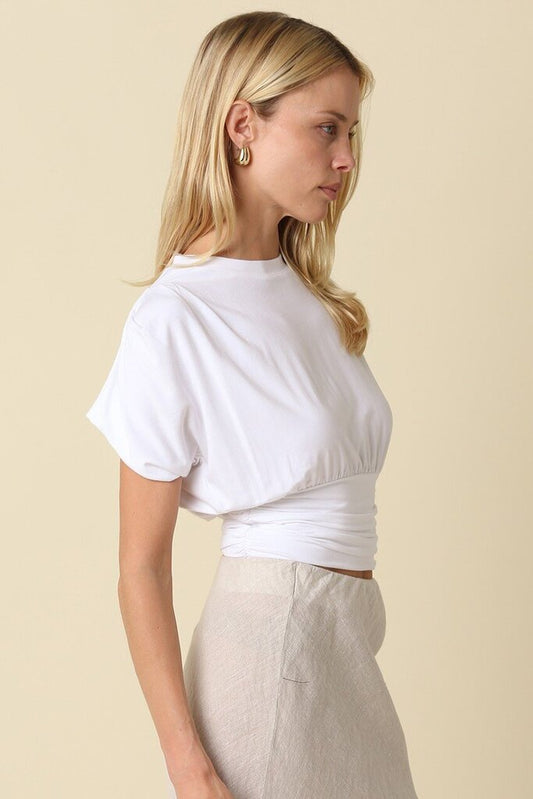 Banded Waist Top