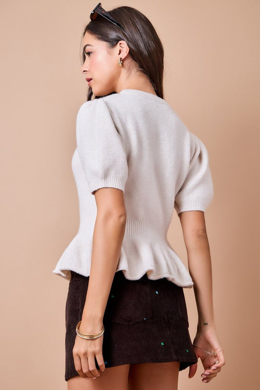 Puff Sleeve Sweater
