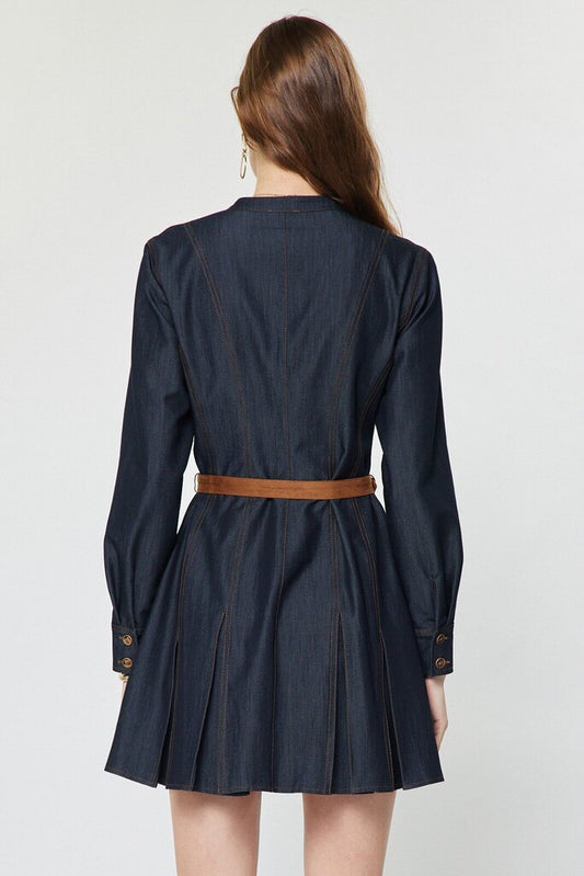 Gia Belted Mini Dress