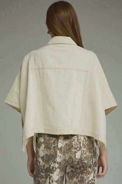 Denim Short Sleeve Wing Jacket