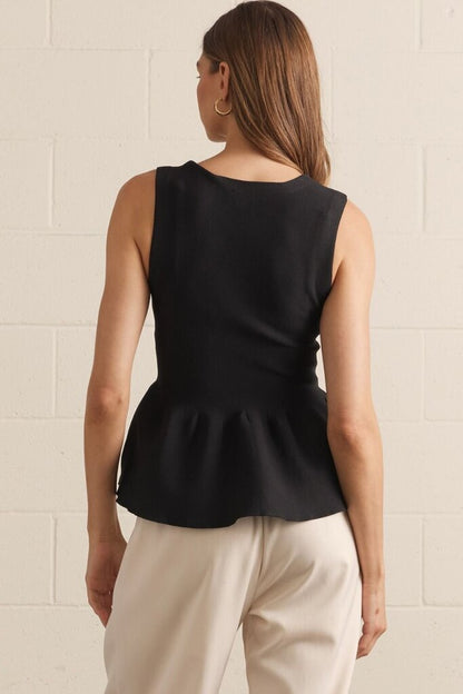 Loop Detail Sleeveless Top