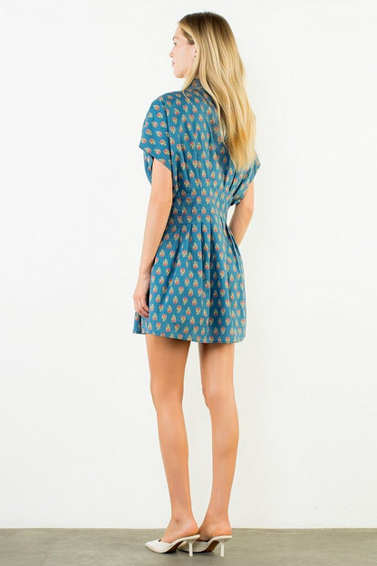 Floral Short Dress