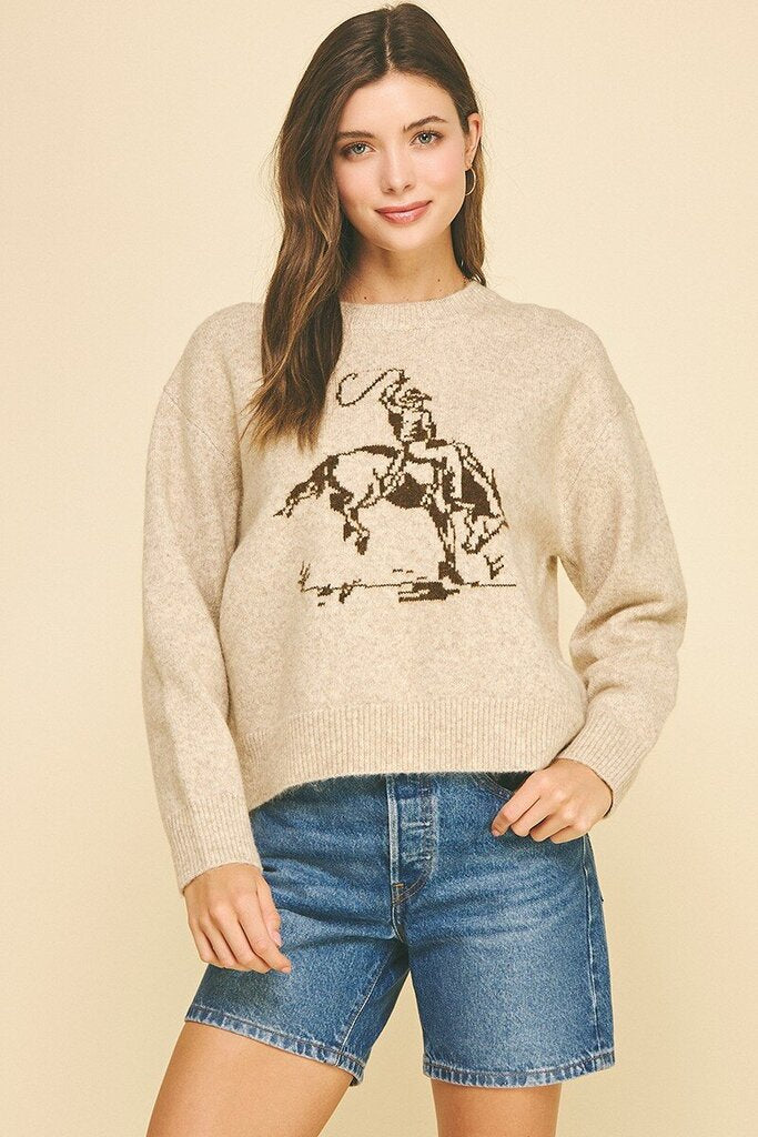 Cowboy Crew Sweater