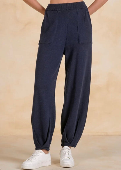 Pleated Sweater Pants