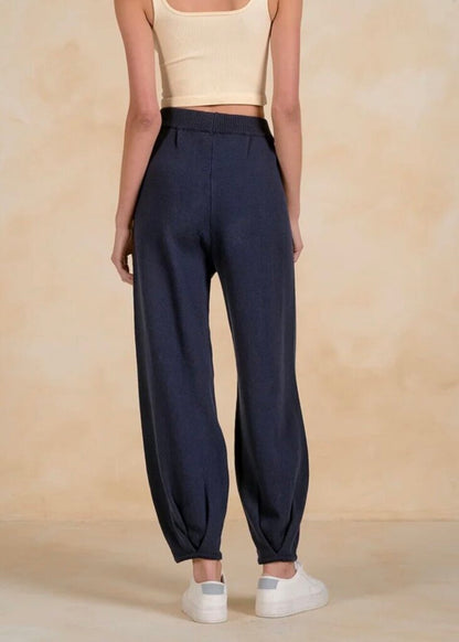 Pleated Sweater Pants
