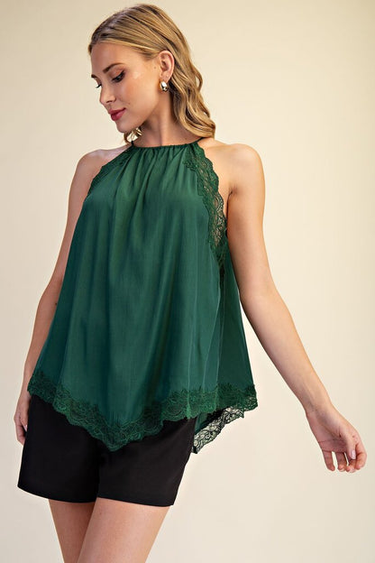 Lace Halter Top