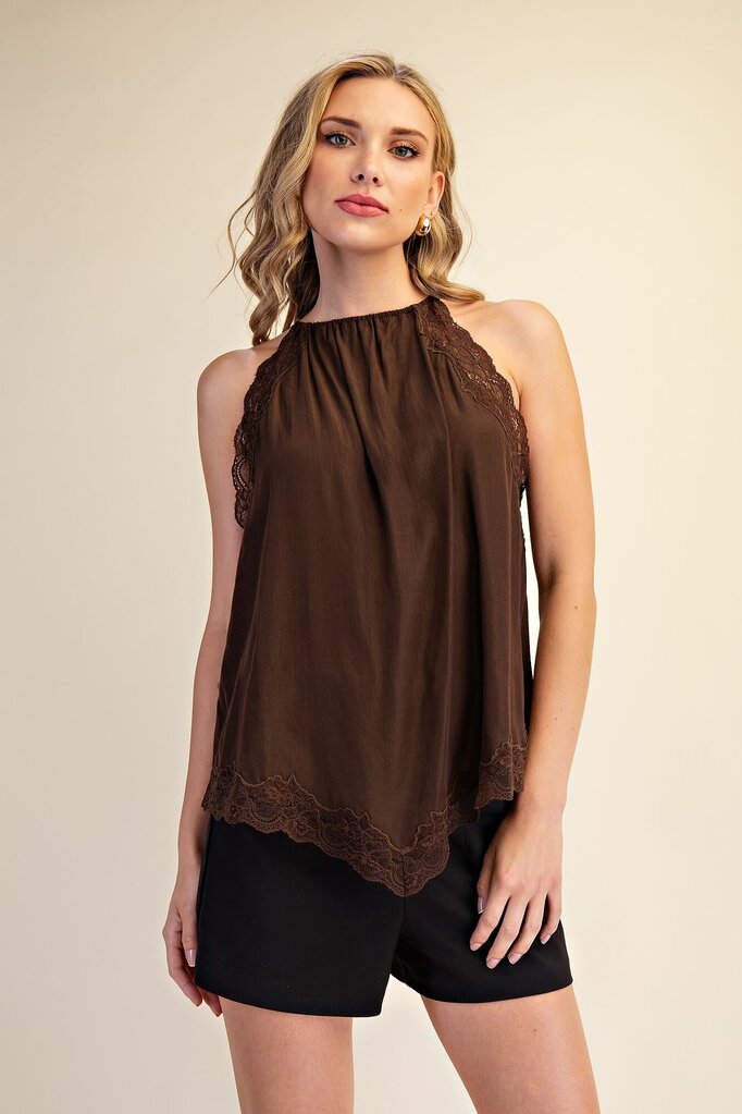 Lace Halter Top